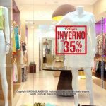 Adesivo Decorativo Vitrine Coleção de Inverno M1