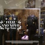 Adesivo Decorativo Vitrine Feliz Ano Novo M6